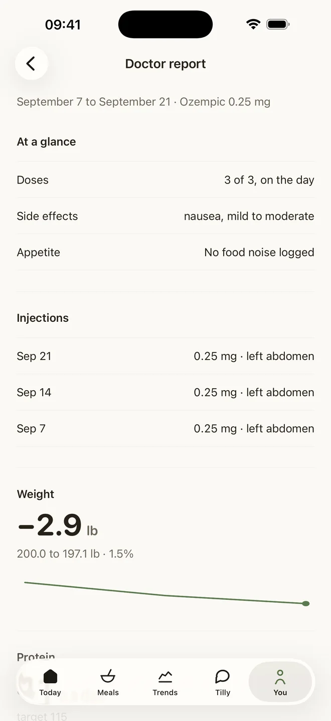 The doctor report